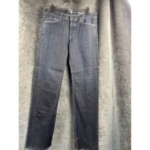 7 For All Mankind Standard Dark Wash Slim Fit Jeans‎ Women Size 33